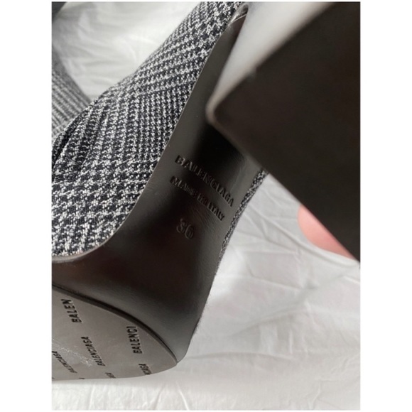 Balenciaga Wool Heeled Booties - Picture 5 of 9